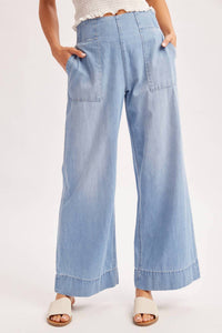 Bluivy - Winnie Wide-leg Denim Jeans