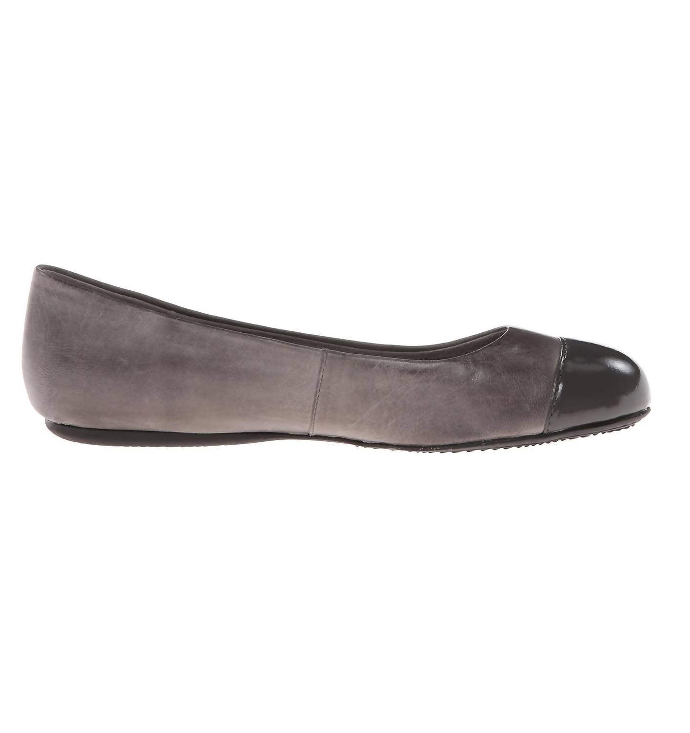 Softwalk Women's Napa Ballet Flats in grey - women's flats - alternate view