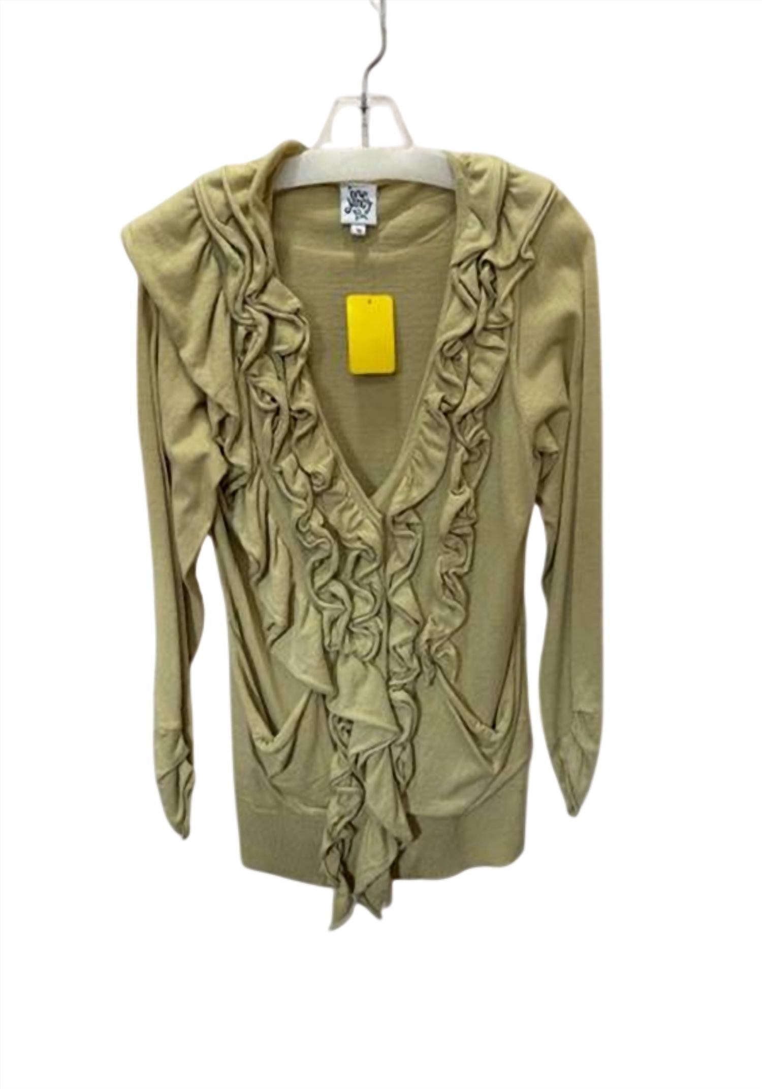 Ivy Jane - Women Ruffled Front Boyfriend Cardigan