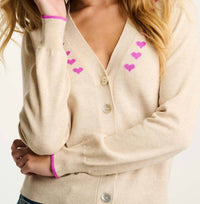 Lisa Todd - Call It Love Heart Cardigan Top