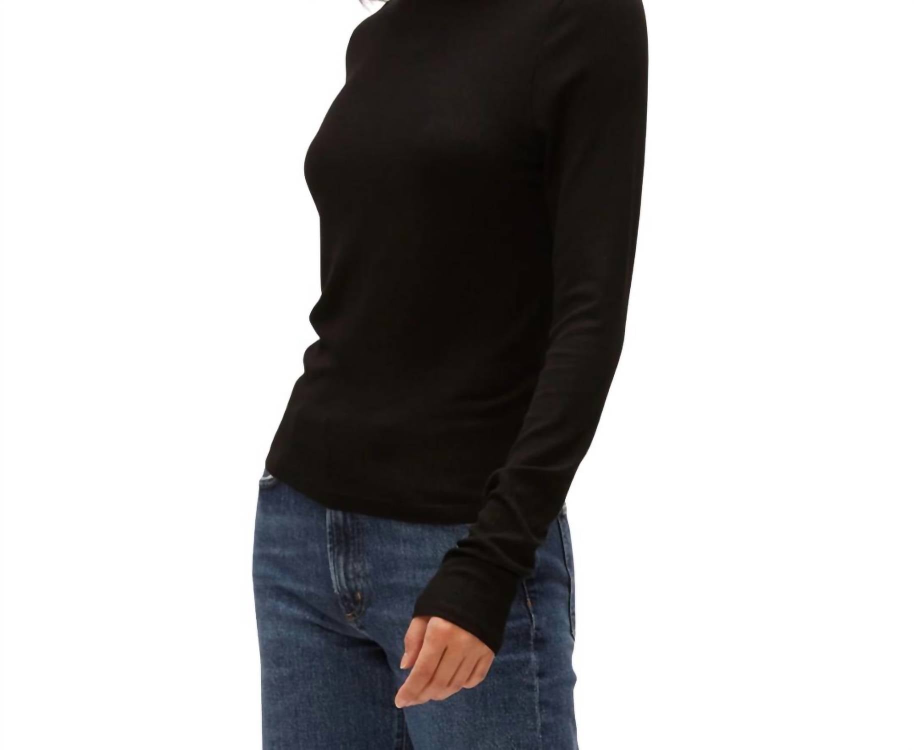 Michael Stars - Tara Crop Turtleneck Top