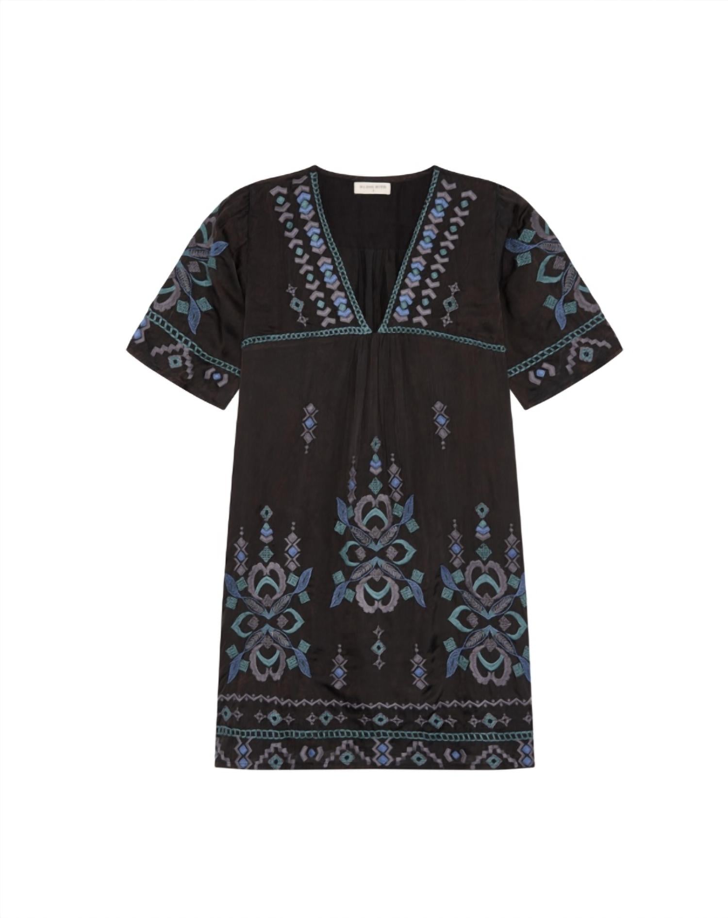 Maison Hotel - Women's V-neck Short Dress