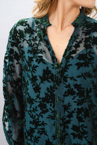 Lucy Paris - Jacaranda Burnout Top