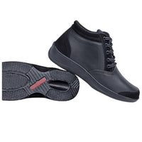 Orthofeet Women’ Milano Orthopedic Lace‑up Boots in black - women's shoe - alternate view