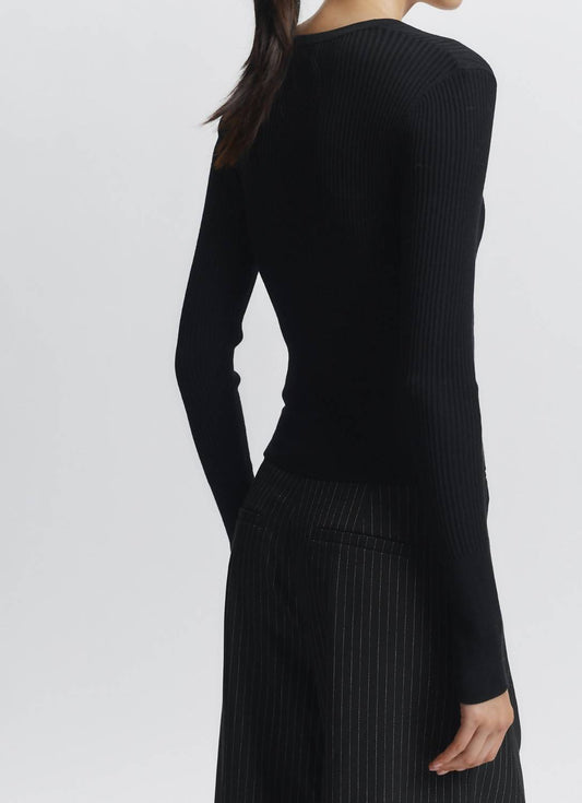 Saint Art - Braylon Rib Cardigan Sweater