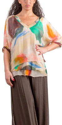 Gigi Moda - Diana Brushstroke Blouse