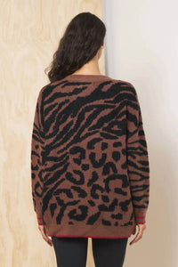 Ocean Drive - V-neck Jacquard Sweater