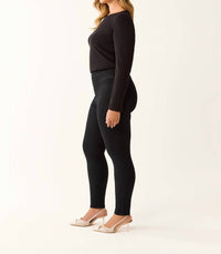 Fdj - Beyond Denim Pull-on Black Jean