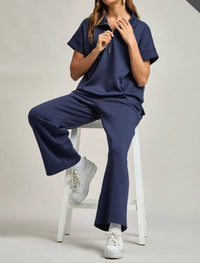 Dear Scarlett Catalina Travel Set in navy 1 - women's sleepwear