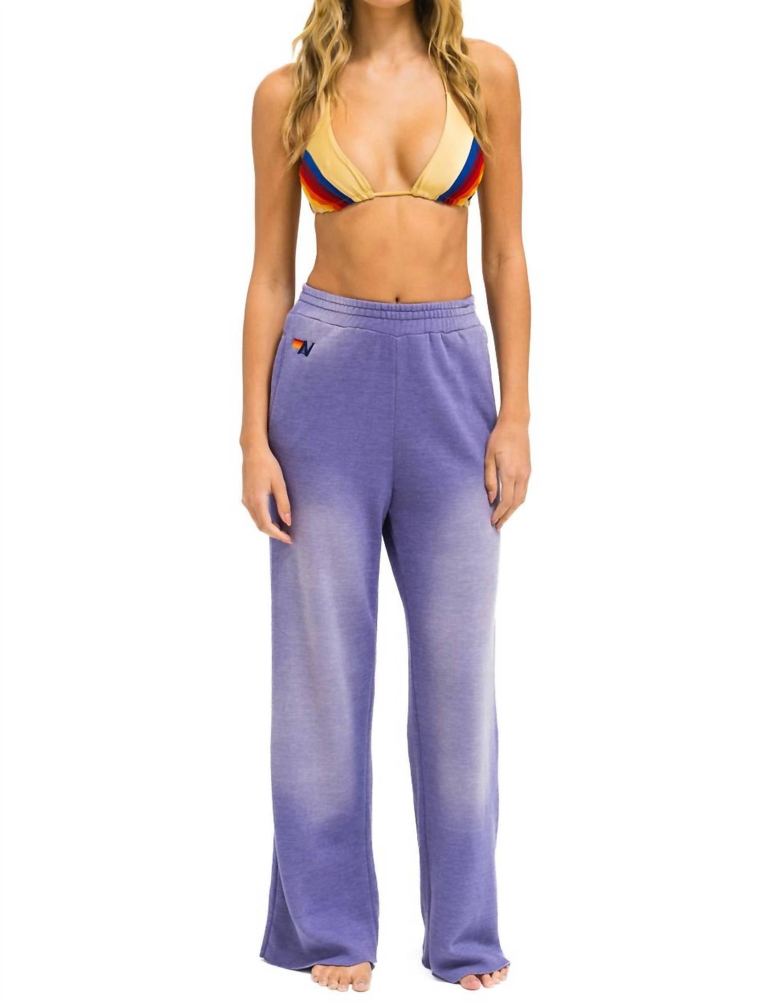 Aviator Nation - Essential Wide Leg Pocket Sweatpants