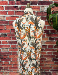 Isle Women's Sunset Paisley Halter Blouse in multi - women's blouse - alternate view