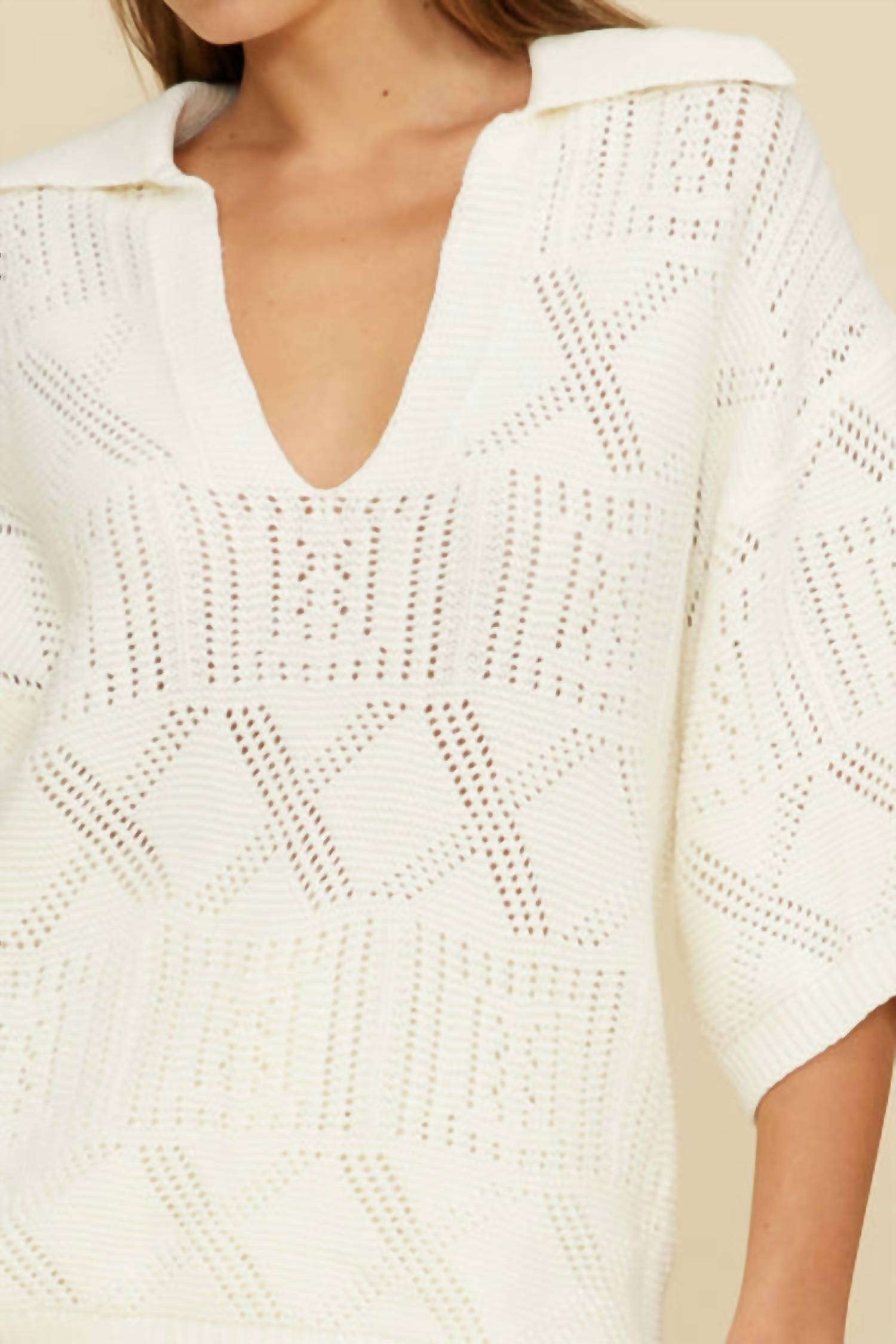 Lucy Paris - Alia Oversized Knit Top