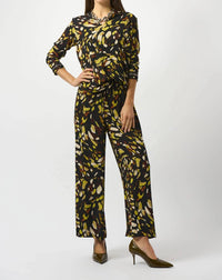 Joseph Ribkoff - Animal Print Wide Leg Pants