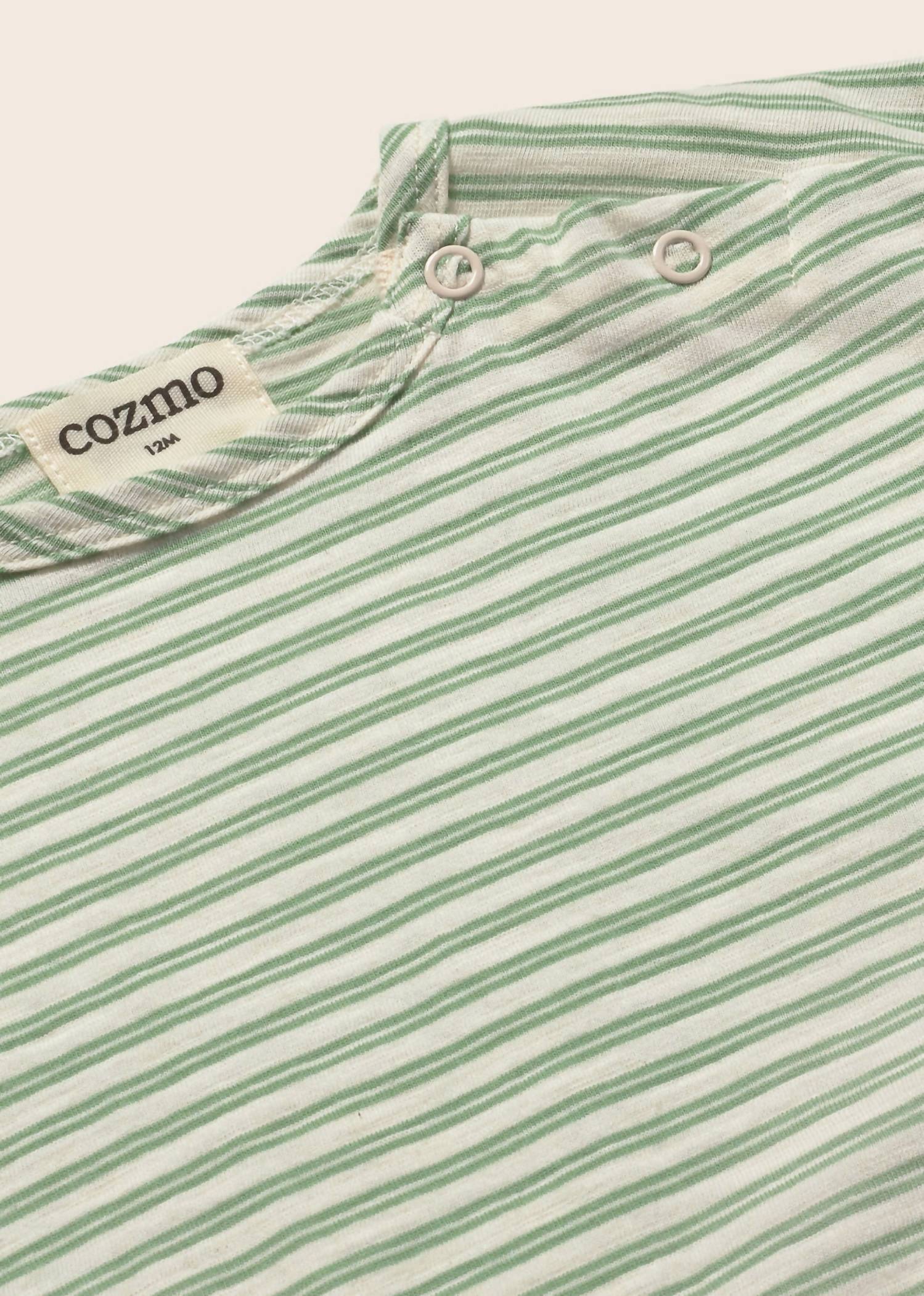 Cozmo - Toddler's Alan Striped Slub Tee