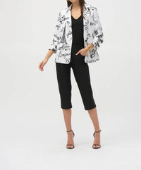 Joseph Ribkoff - Print Single Button Blazer