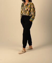 PINCH Silhouette Joggers With Cargo Pockets in black - women's pants