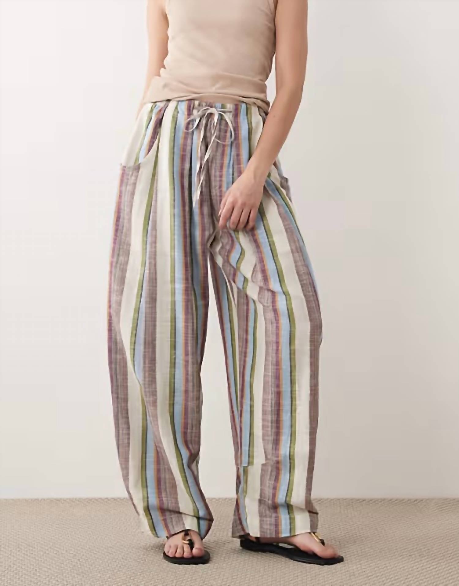 Free People - Chambers Laid Back Stripe Pants