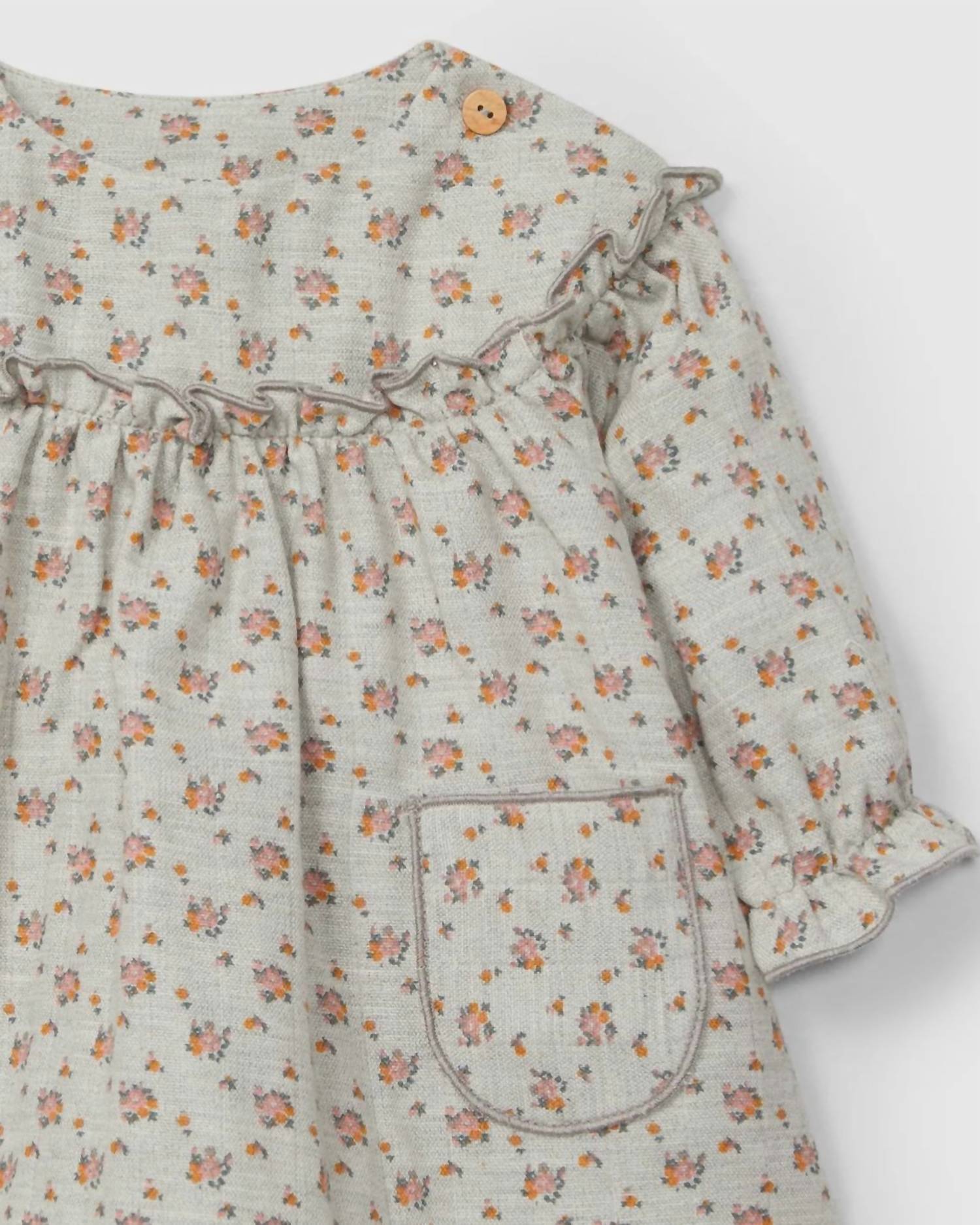Snug - Girl's Floral Knit Dress