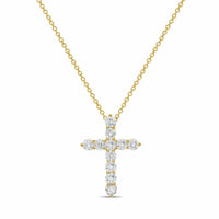 Diana M Jewels - Women's Round Lab-Grown Diamond Pendant Necklace (1.50 Ct) - Petite