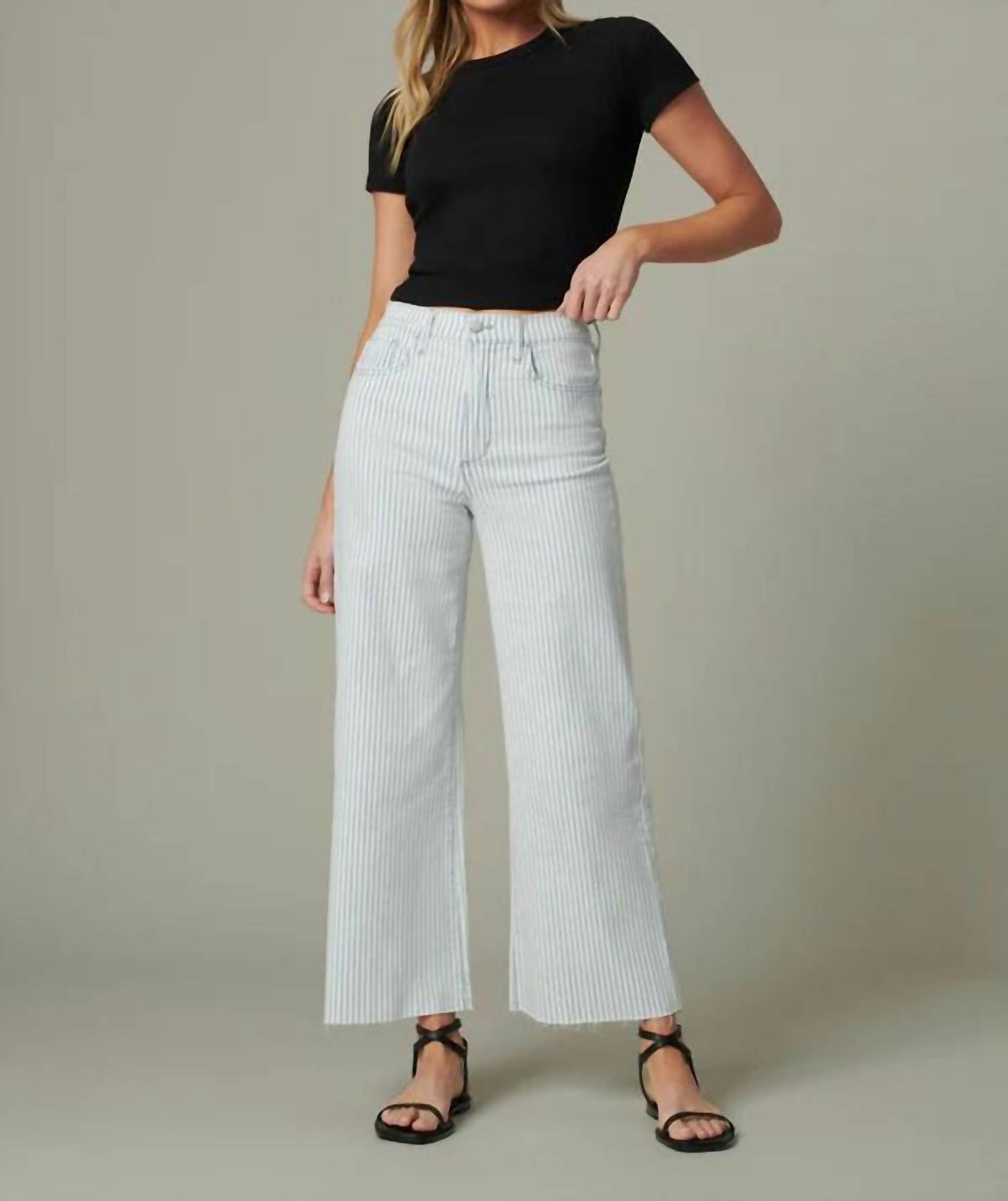 Joe'S Jeans - Mia High Rise Wide Leg Ankle Jeans