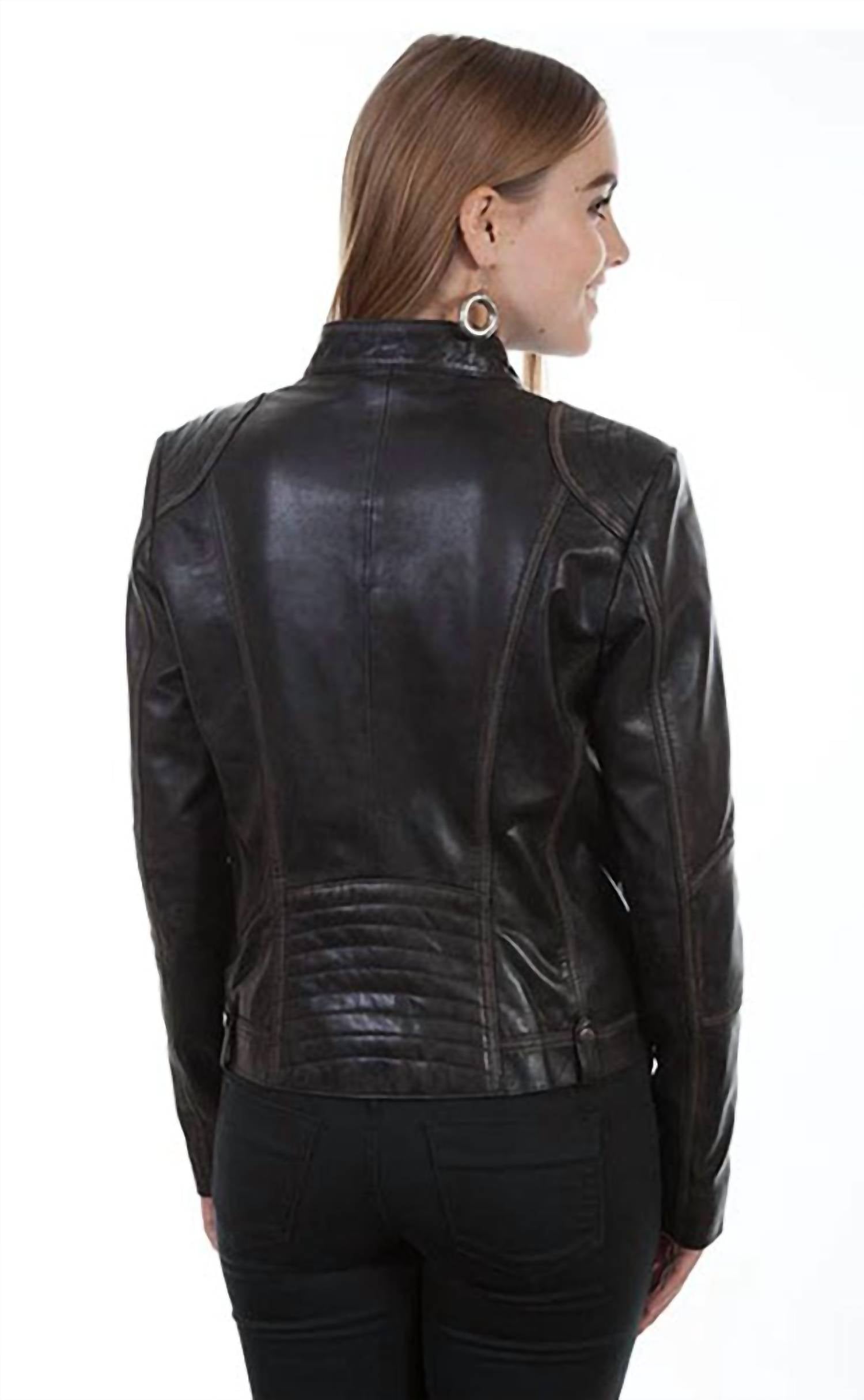 Scully - Women's Vintage Lambskin Leather Jacket