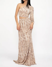 L'Agence - Fontana One Shoulder Dress