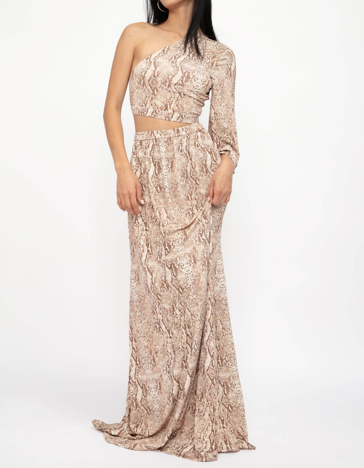 L'Agence - Fontana One Shoulder Dress