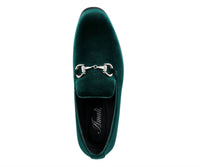 Amali Men's Brad Velvet Loafer in green - men's loafer - view 4
