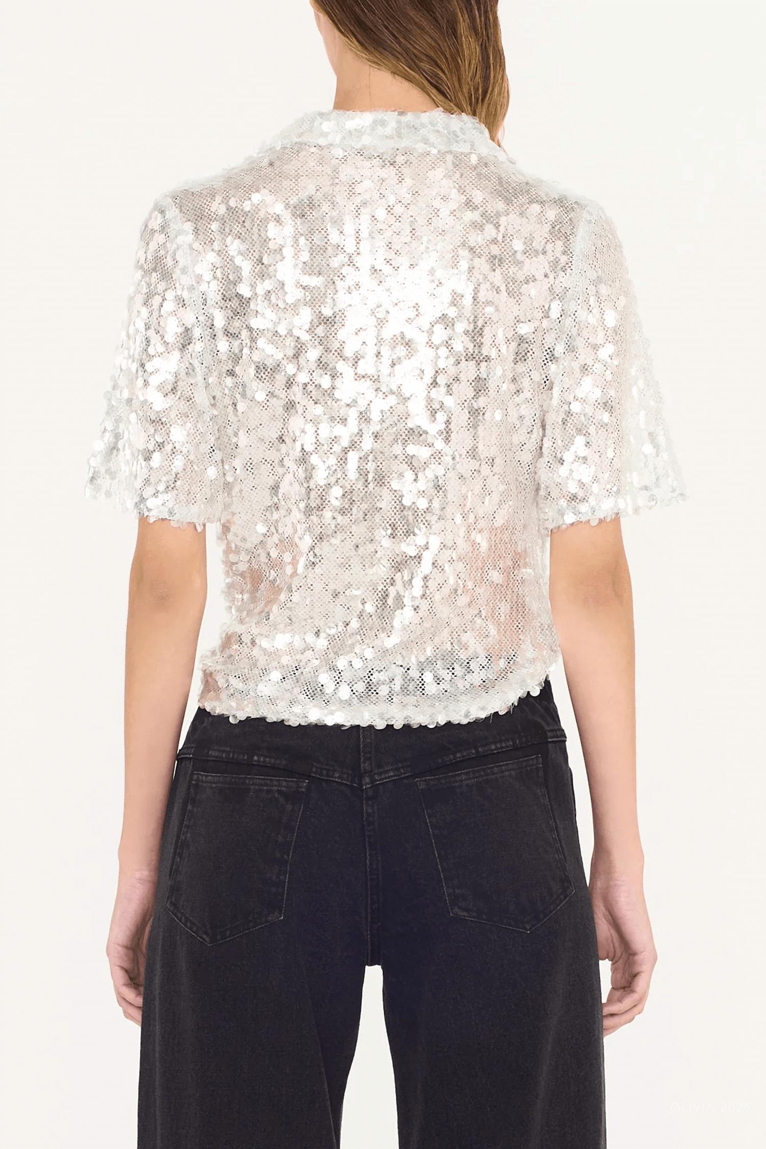Christopher Esber - Opaline Sequin Polo