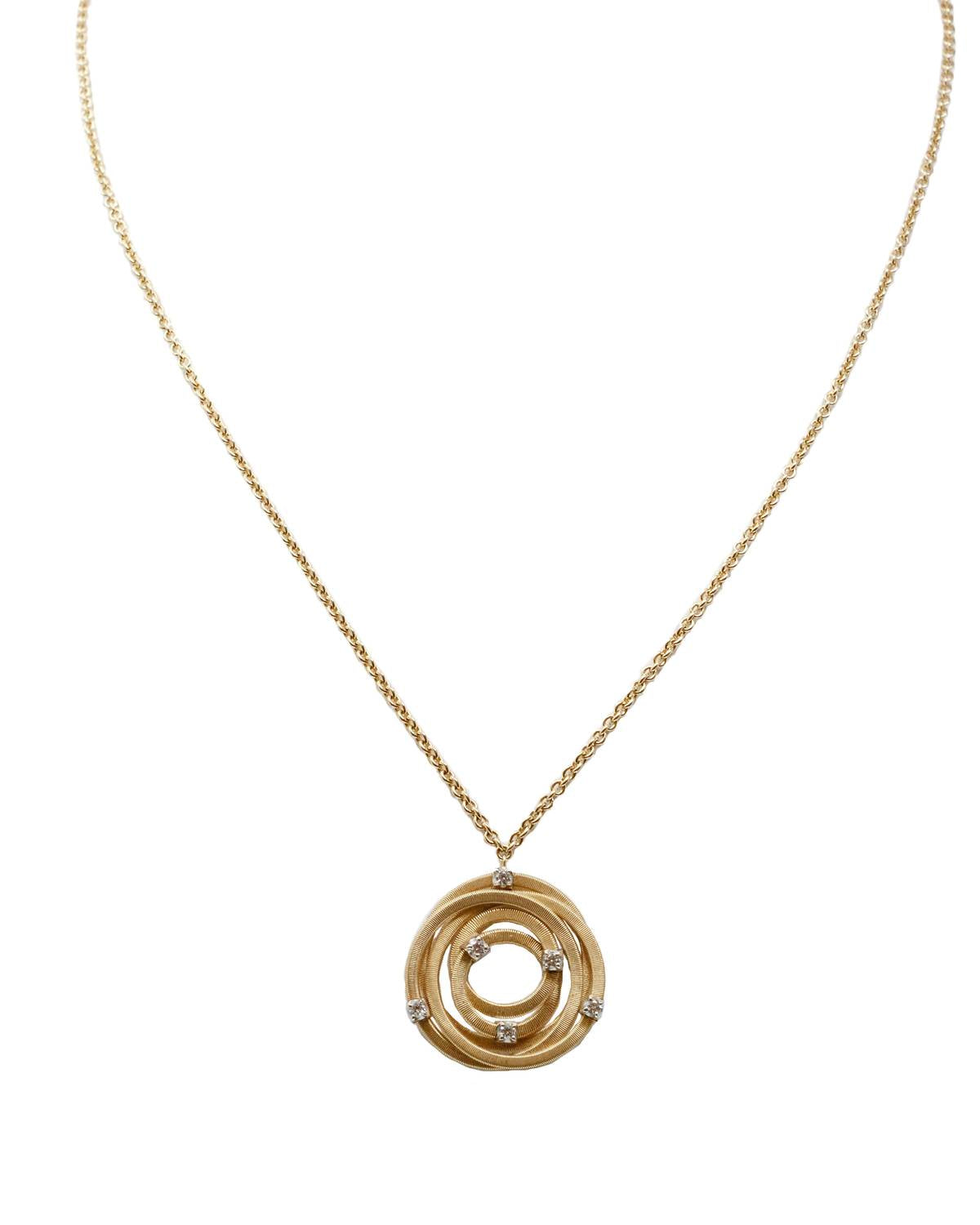 Marco Bicego - Women's 18k Gold White Diamonds Goa Necklace