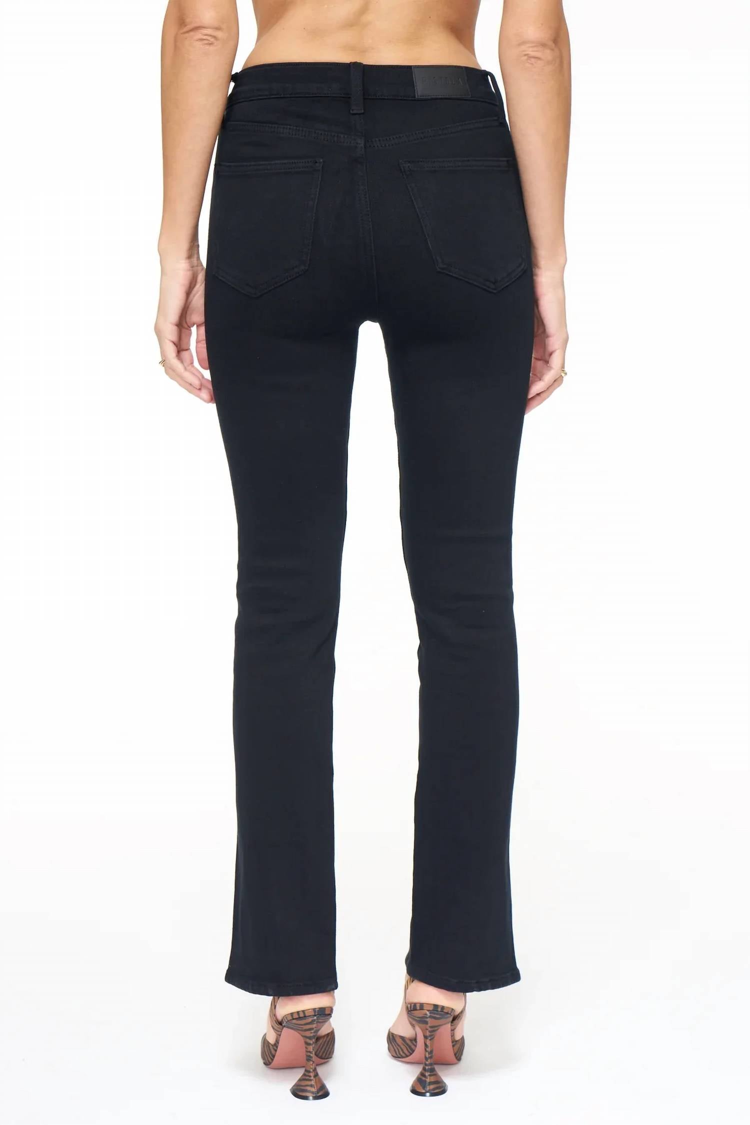 Pistola - Teagan Split Hem High Rise Jeans