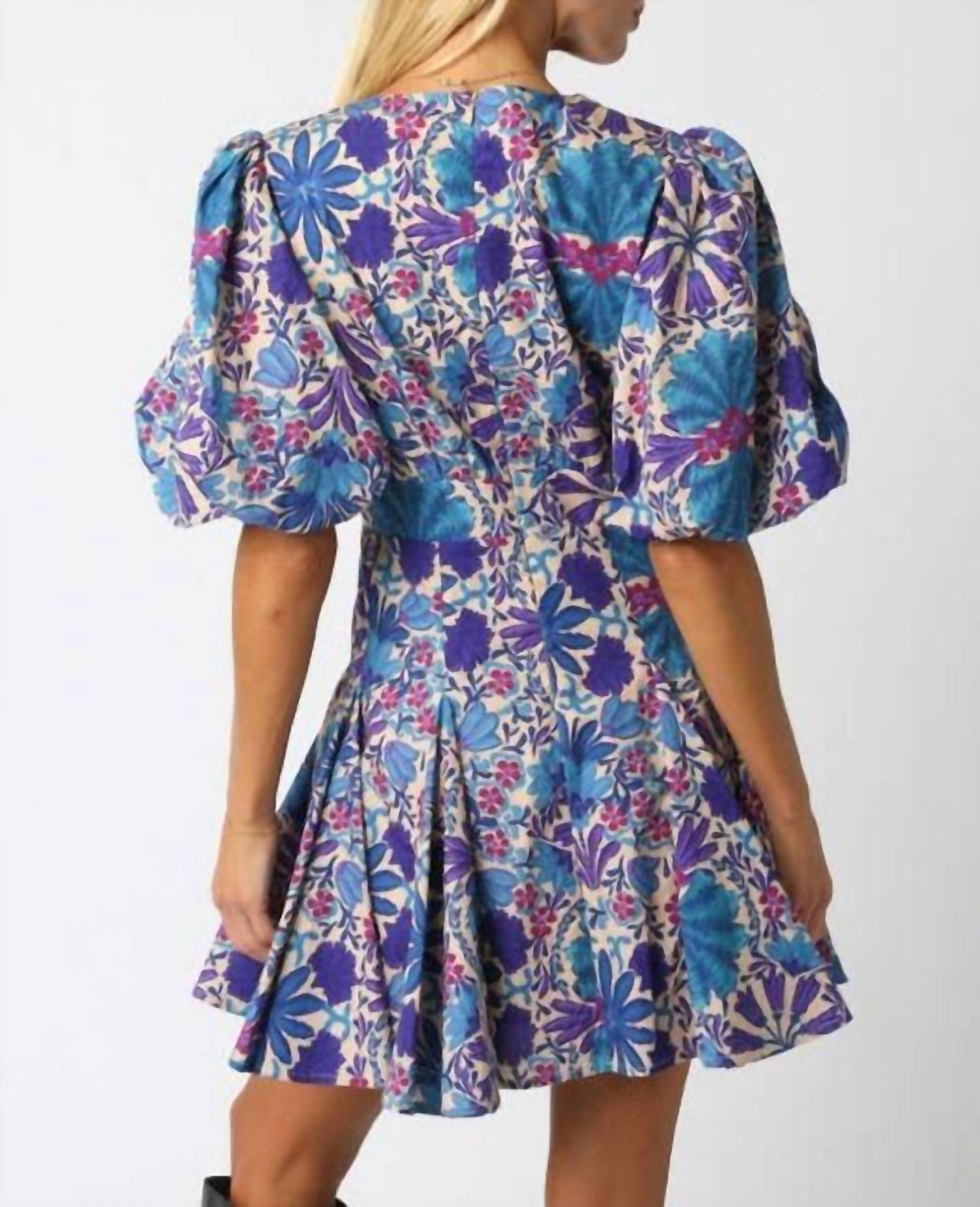 Olivaceous - Diya Floral Dress