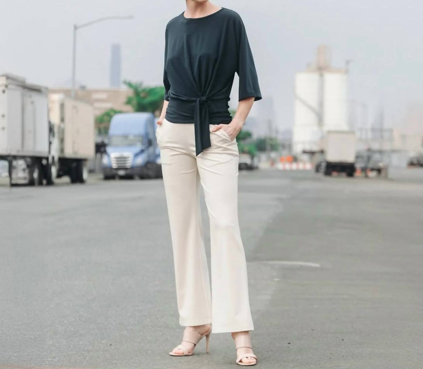 Clara Sun Woo - Signature Side Tie Top