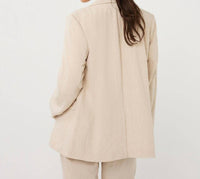 Esqualo - Oversized Linen Blazer