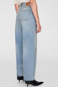 ANINE BING Manon Jean in tux blue - women's jeans - detail view