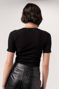 Project Social T - Brooks Heathered Elbow Sleeve V Neck Tee