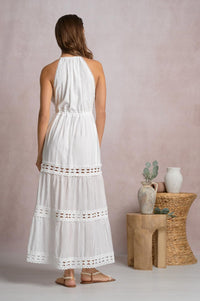 Elan - Caicos Midi Dress With Crochet Detail