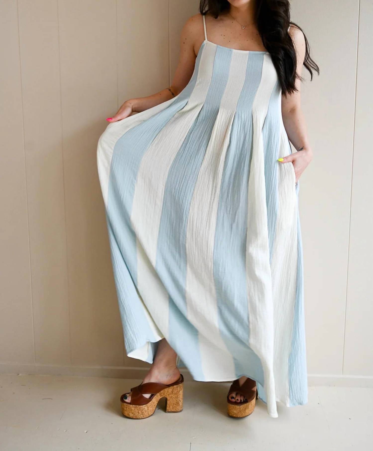 By Together - Wood Street Stripe Maxi Dress