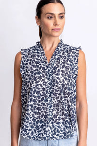 Go By Go Silk - Ruffle Me Up Blouse