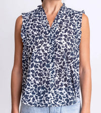 Go By Go Silk - Ruffle Me Up Blouse