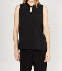 Sympli - Twist Collar Tank Top