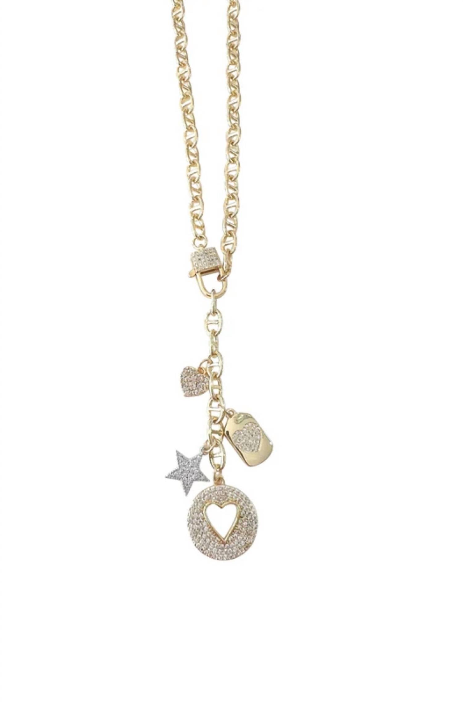 Gemelli - Women's Celeste Charms Pendant Necklace