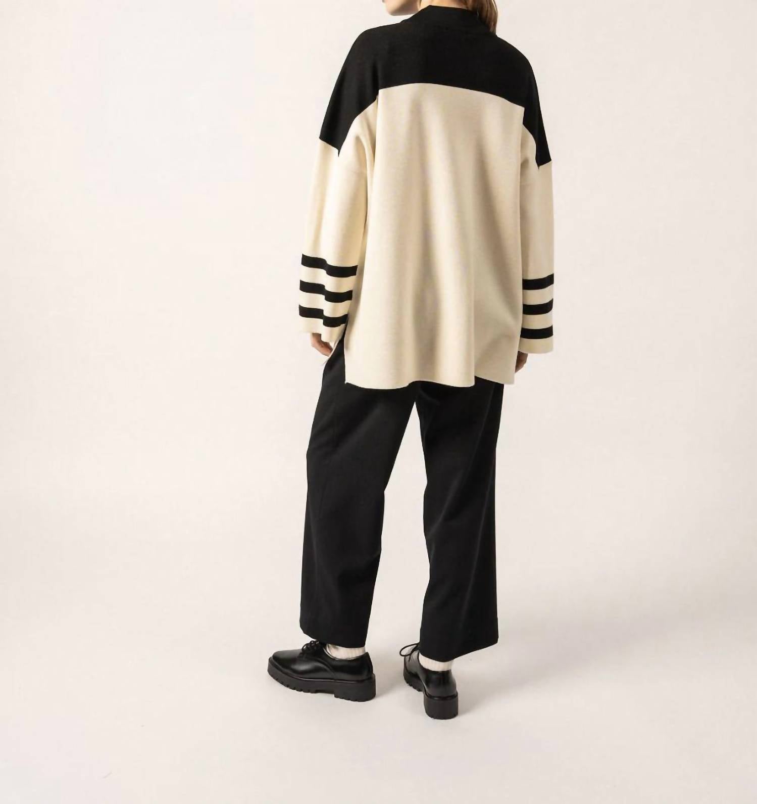 Saint James - Givre Mock-neck Wool Tunic Sweater