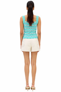 Allison New York - Sasha Scallop Tank Top