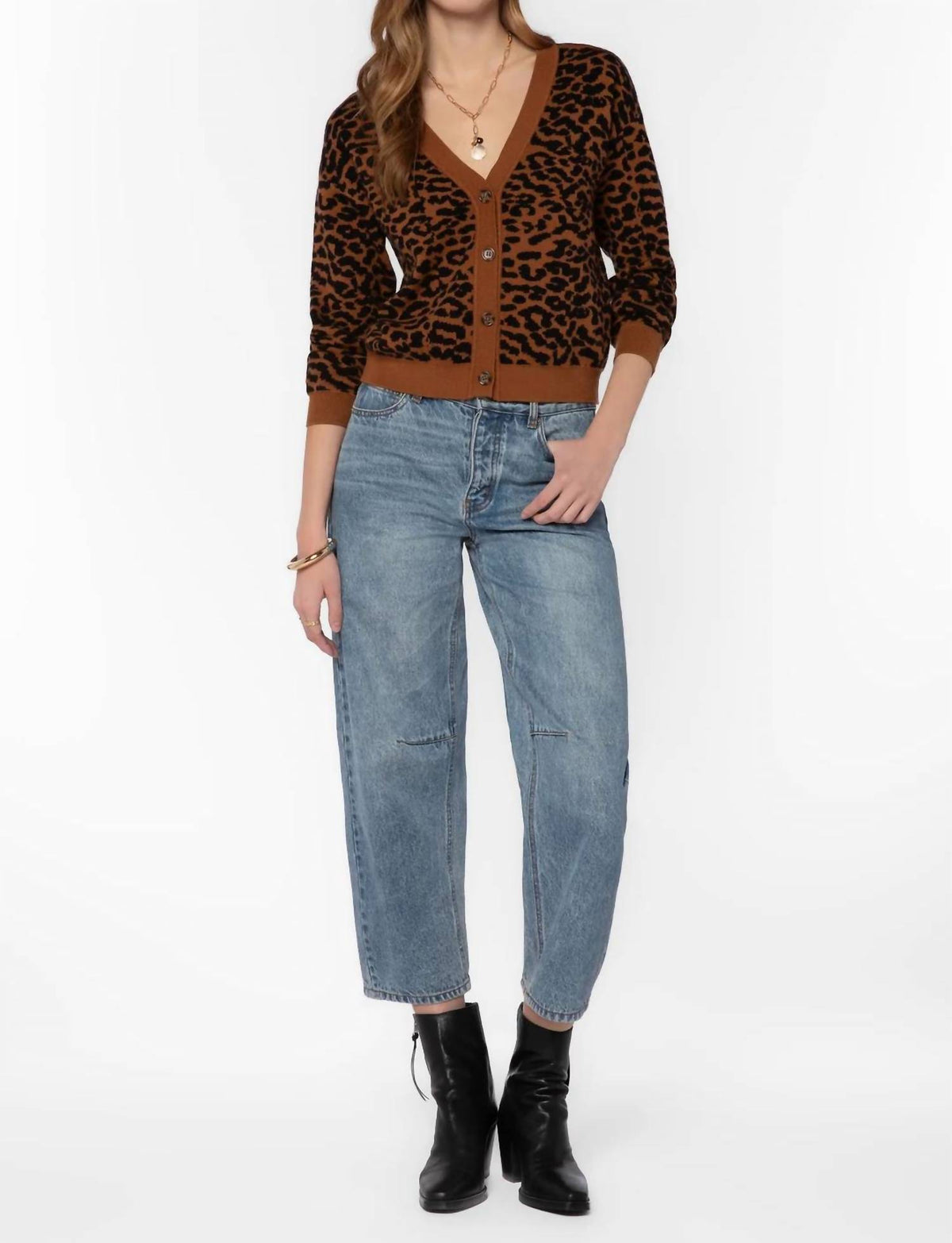 Velvet Heart - Sharyl Animal Print Cardigan