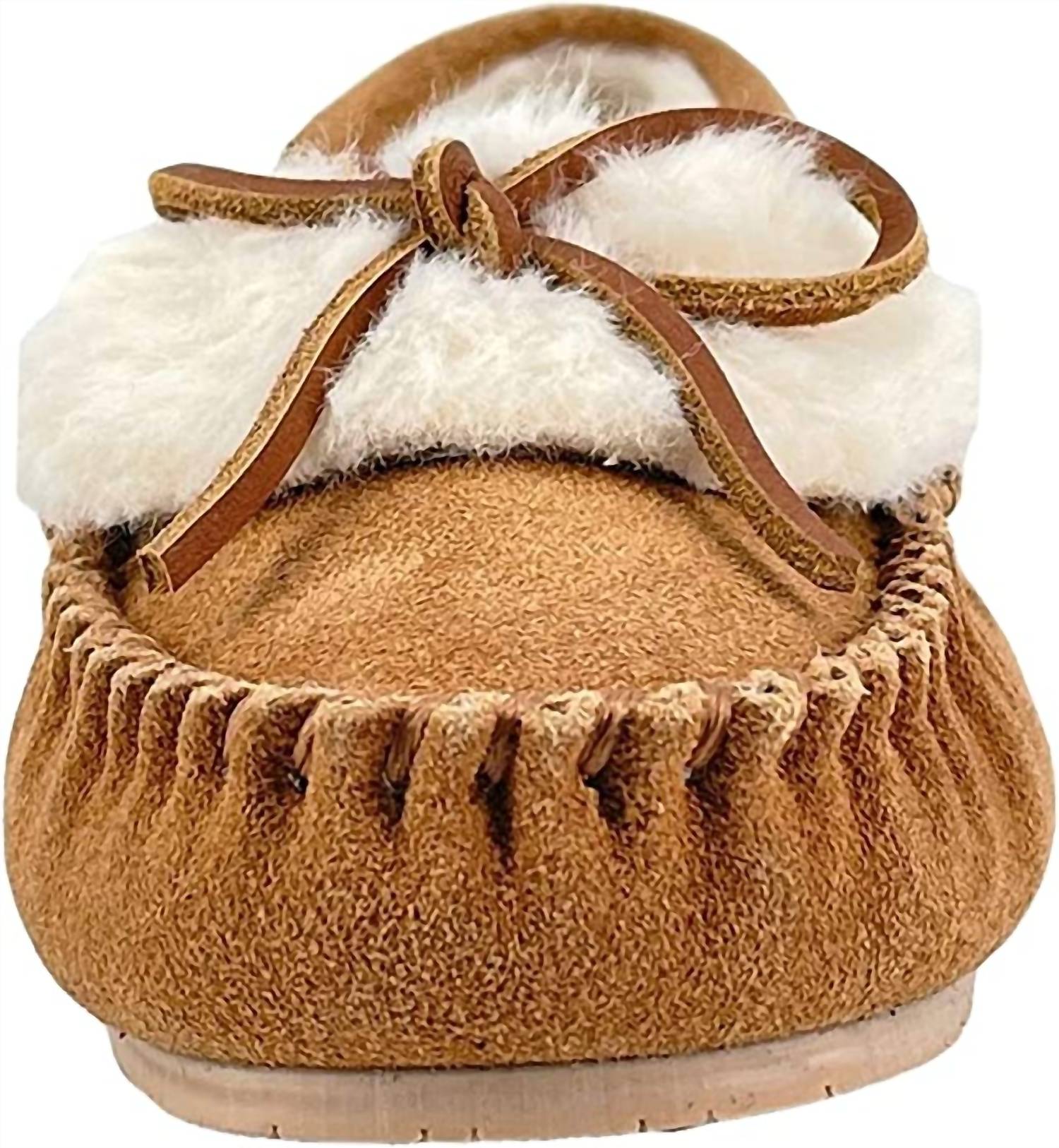Clarks - Women's Suede Moc Slip On Squared Toe Casual Slippers