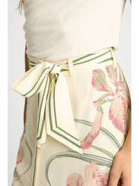 CABALLERO Claudette Midi Skirt in stippled iris - women's skirt - alternate view