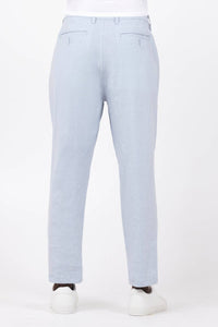 Monfrere Women's Hugh Straight Leg Pants in sky - women's jeans - detail view