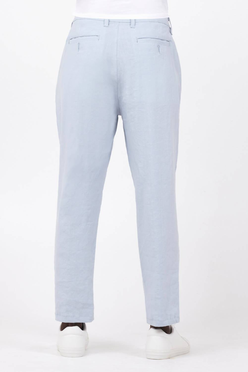 Monfrere Women's Hugh Straight Leg Pants in sky - women's jeans - detail view