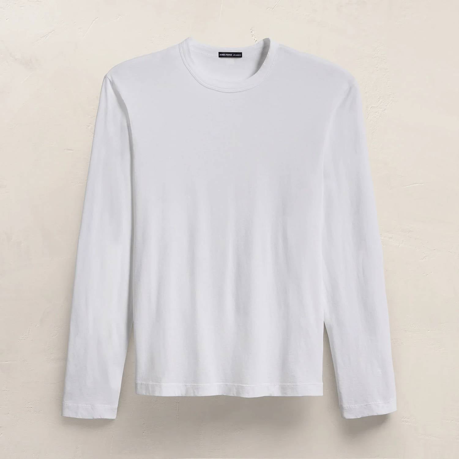 James Perse - Long Sleeve Brushed Jersey Crew Tee